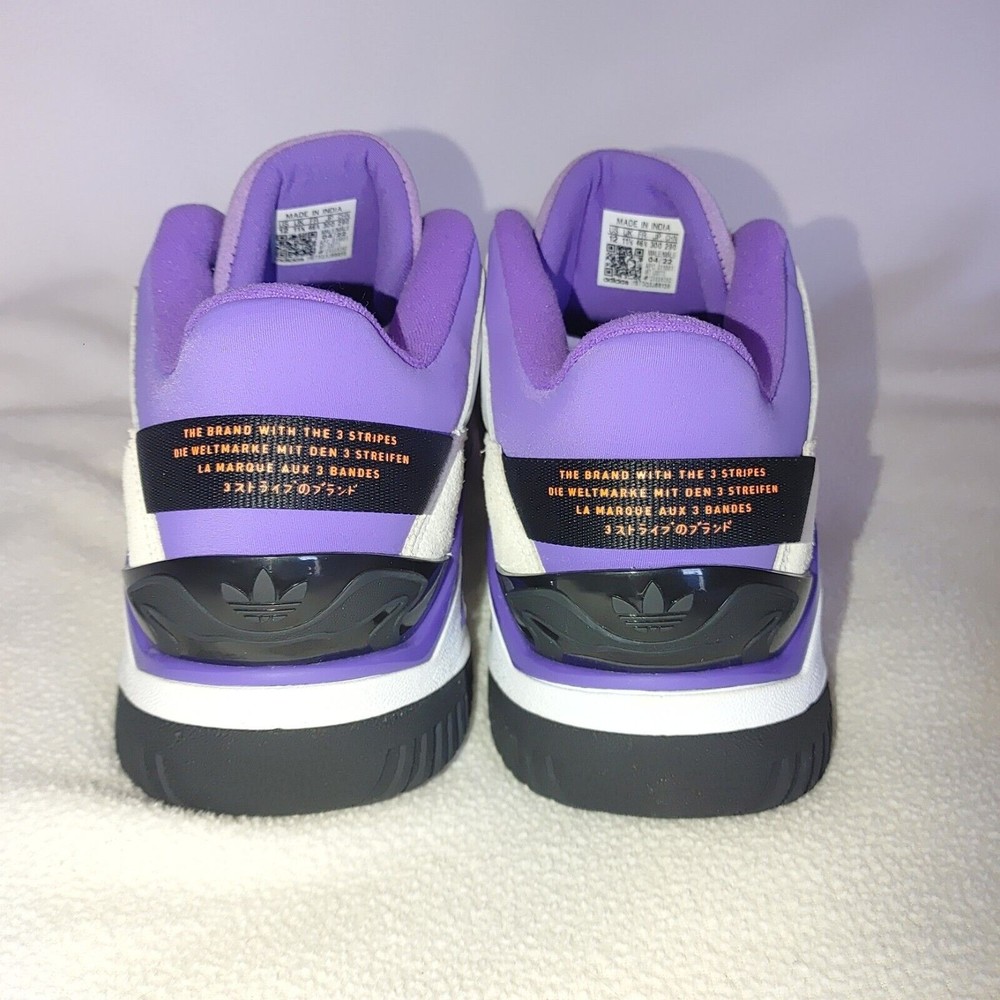 Adidas Niteball 2.0 White Purple Rush Men's Size 12 GX0775 New - Picture 5 of 7